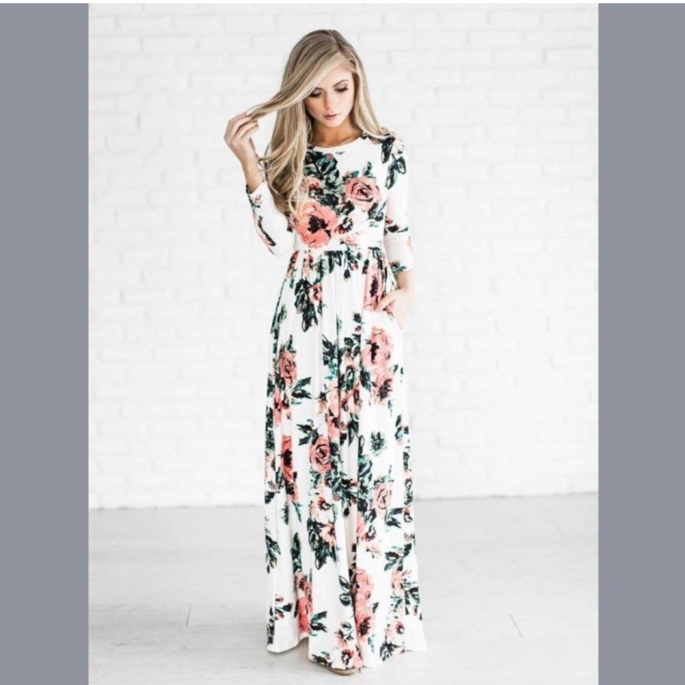 Simple elegant Floral Dress